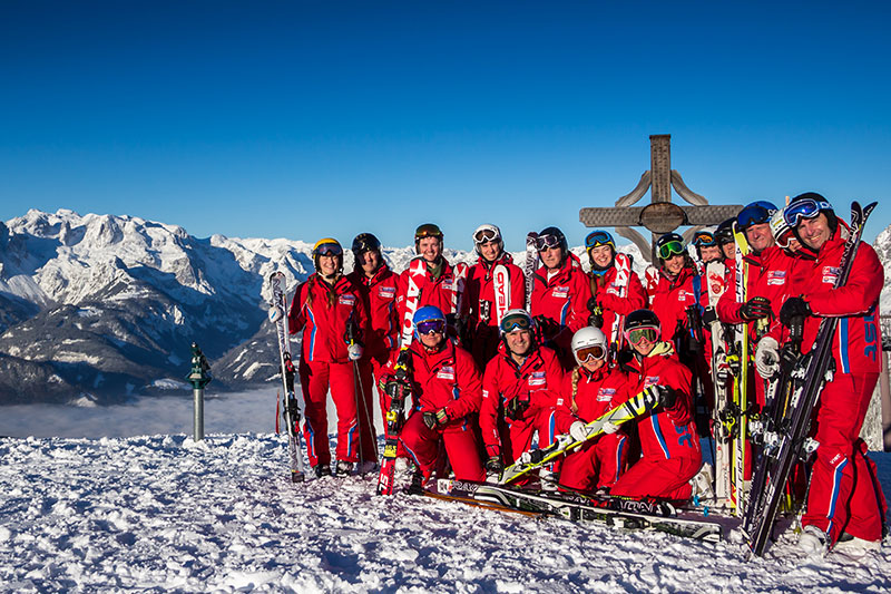 The ski school team